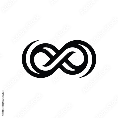 Initial letter X infinity logo design inspiration