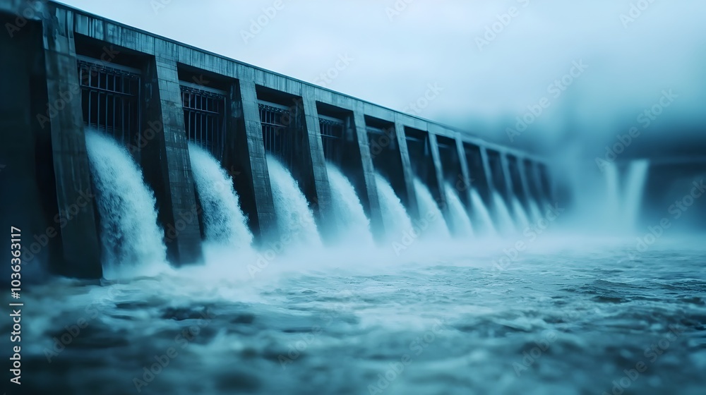 Majestic Hydroelectric Dam Powering the River s Untamed Energy Majestic Hydroelectric Dam Powering the River s Untamed Energy