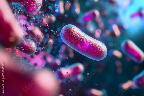 Bacteria molecule.