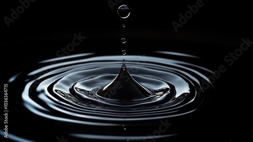 Water Droplet Impact and Ripples