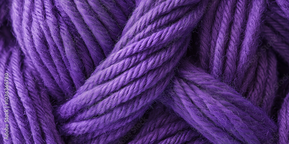 Purple wool yarn ball texture forming a textured background Purple wool yarn ball texture forming a textured background
