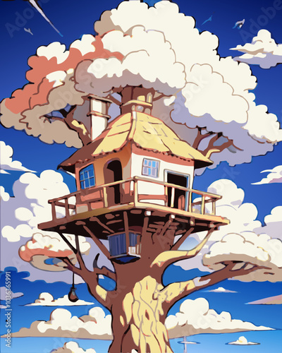 treehouse illustration