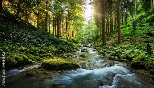 The sound of water creates a soothing atmosphere.  
