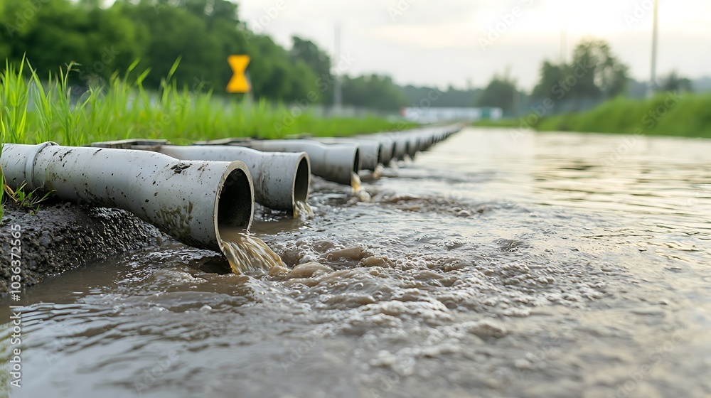 Polluted water flowing from pipes the impact of industrial waste on local ecosystems and water quality Polluted water flowing from pipes the impact of industrial waste on local ecosystems and water quality