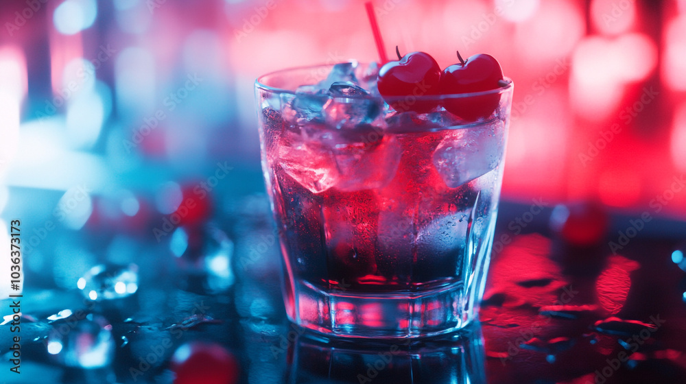 Celebrate National Champagne Day with a vibrant cocktail featuring cherries and ice Celebrate National Champagne Day with a vibrant cocktail featuring cherries and ice