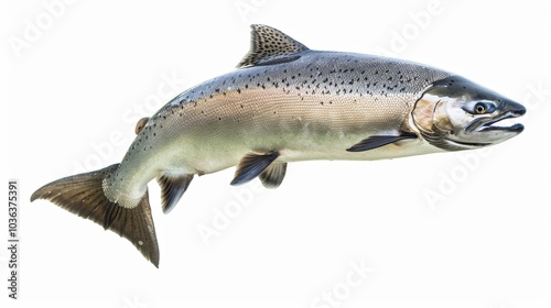 isolated picture of a fish, for kid education