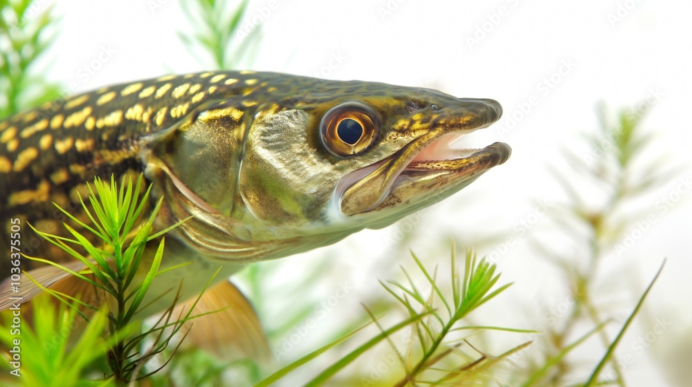 isolated picture of a fish, for kid education isolated picture of a fish, for kid education