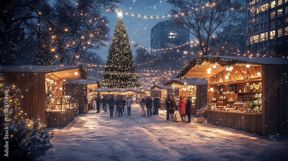 Christmas, season, holiday, snow, forest, Christmas market, fir tree, decoration, ornament, white, christmas, xmas, lights, light, celebration, night, christmas tree, modern, cool, luxury, night view Christmas, season, holiday, snow, forest, Christmas market, fir tree, decoration, ornament, white, christmas, xmas, lights, light, celebration, night, christmas tree, modern, cool, luxury, night view