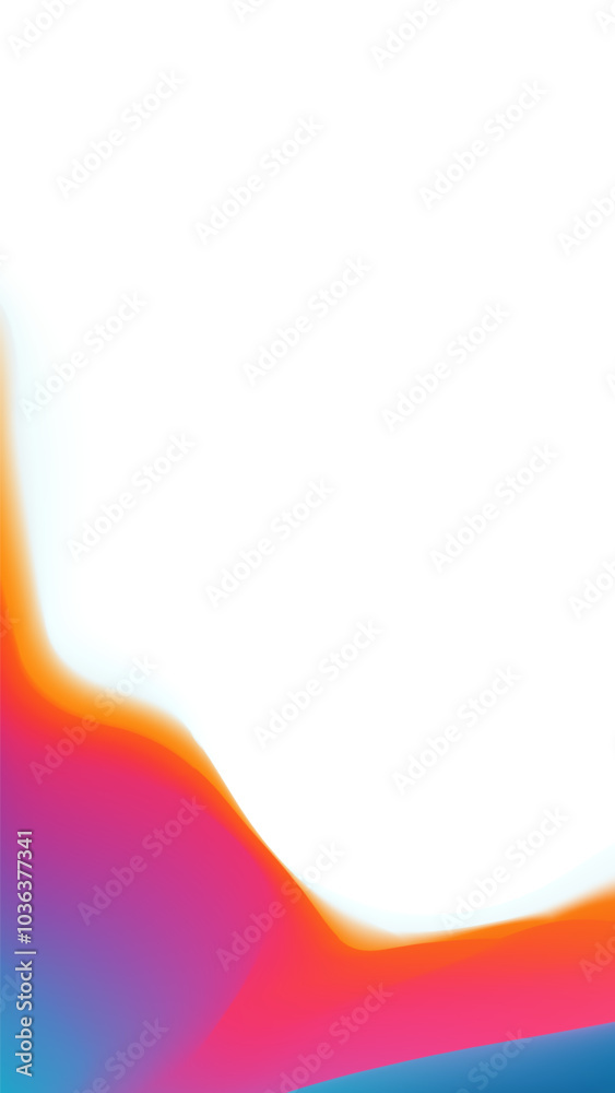 Obraz premium Abstract Gradient Background with Wavy Lines