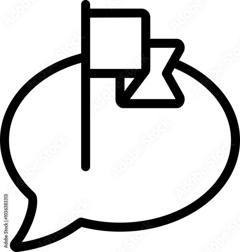 Translation Line Icon