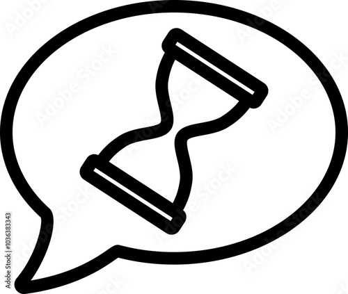 Waiting Response Line Icon