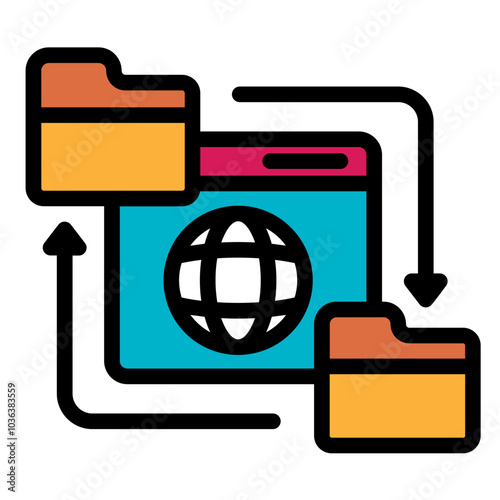 Data Synchronization Icon