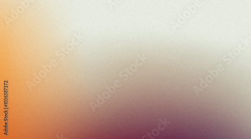 Orange red color on white background, backdrop design, rough, shiny, glowing, grungy, grainy gradient texture banner or poster, empty space