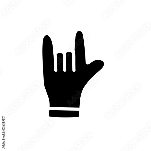 hand silhouette icon