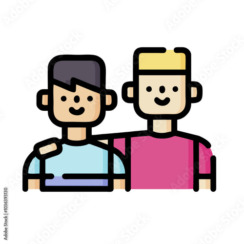 set of funny cartoon mechanic