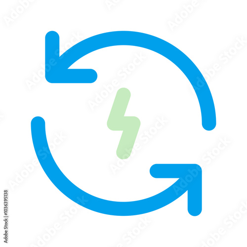 renewable energy duo tone icon