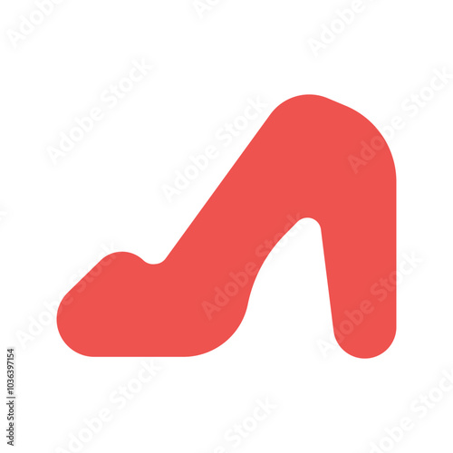 high heels flat icon