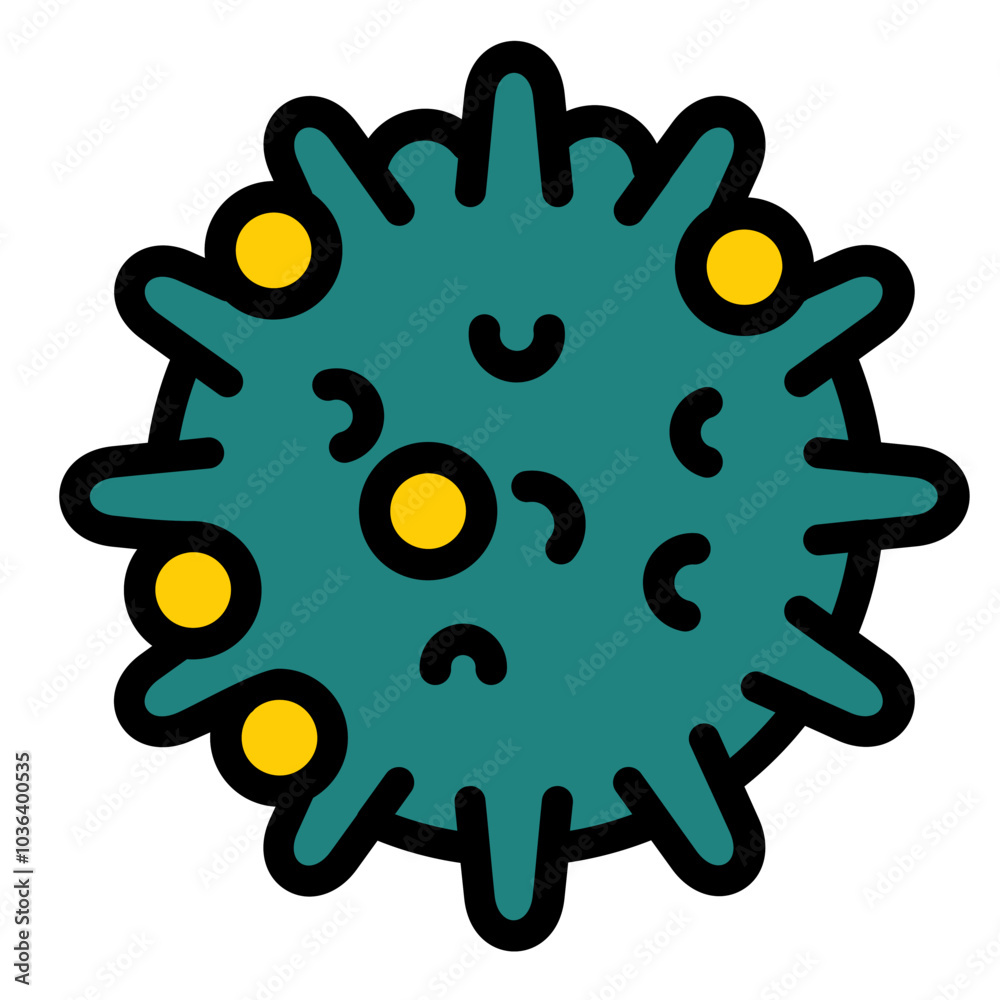 Fototapeta premium Virus Icon