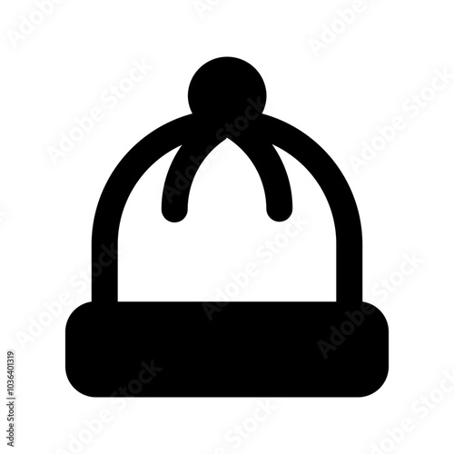 beanie glyph icon