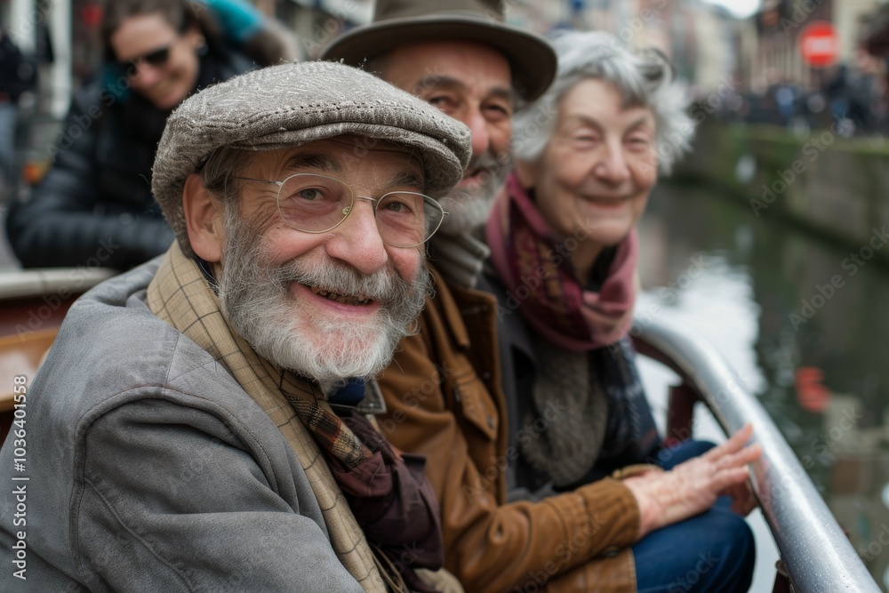 Unidentified people on the canals of Amsterdam. Amsterdam is the capital and most populous city of the Netherlands. Unidentified people on the canals of Amsterdam. Amsterdam is the capital and most populous city of the Netherlands.