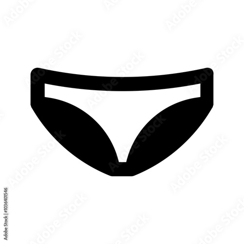 panties glyph icon