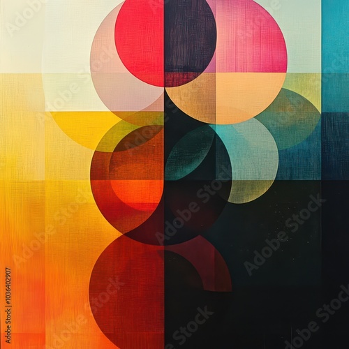 Abstract Circles Art