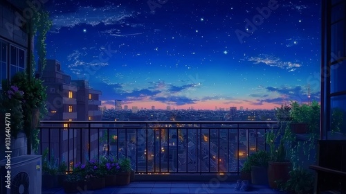 Obraz na płótnie anime background of landscape for wallpaper w salonie