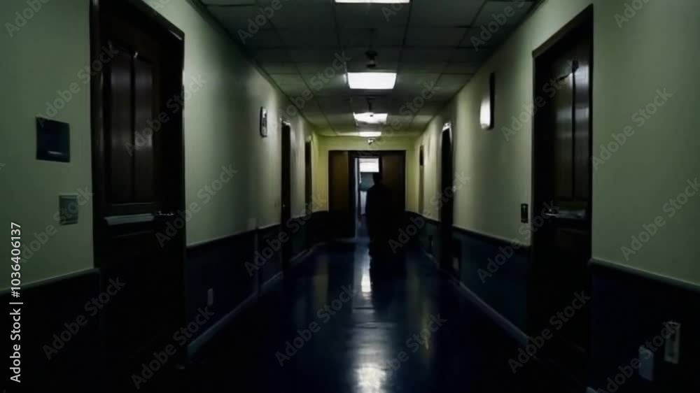 A slightly creepy hotel corridor A slightly creepy hotel corridor