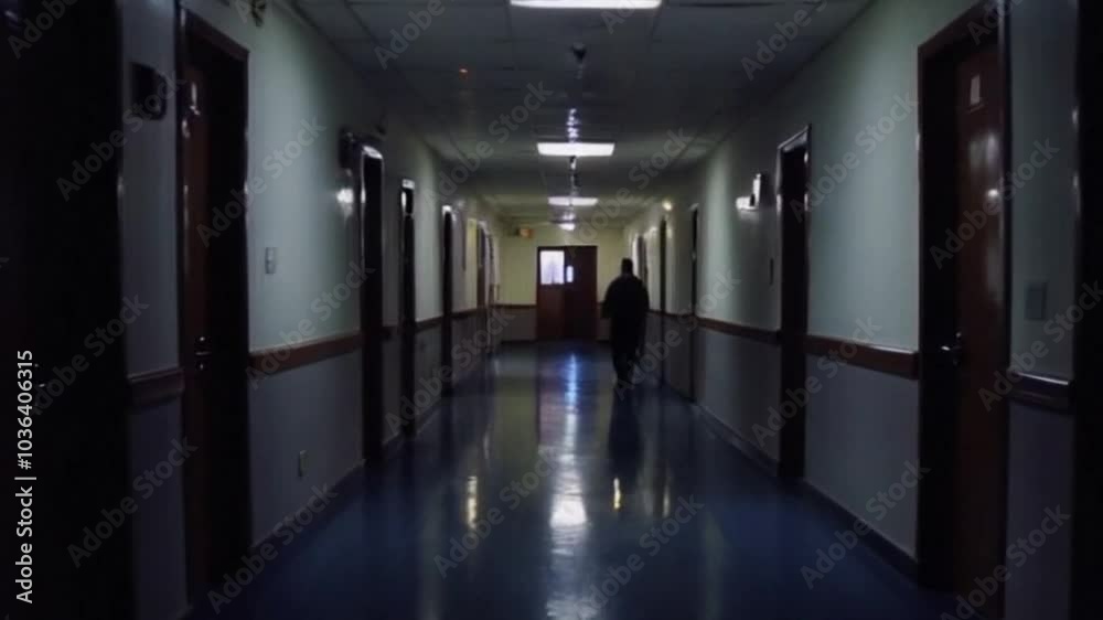 A slightly creepy hotel corridor A slightly creepy hotel corridor