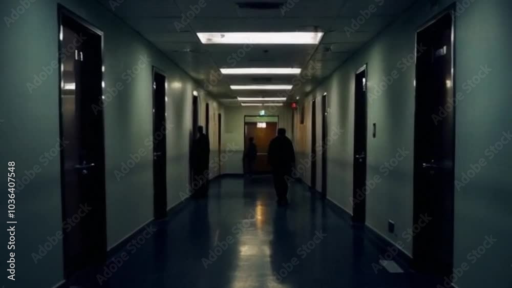 A slightly creepy hotel corridor A slightly creepy hotel corridor