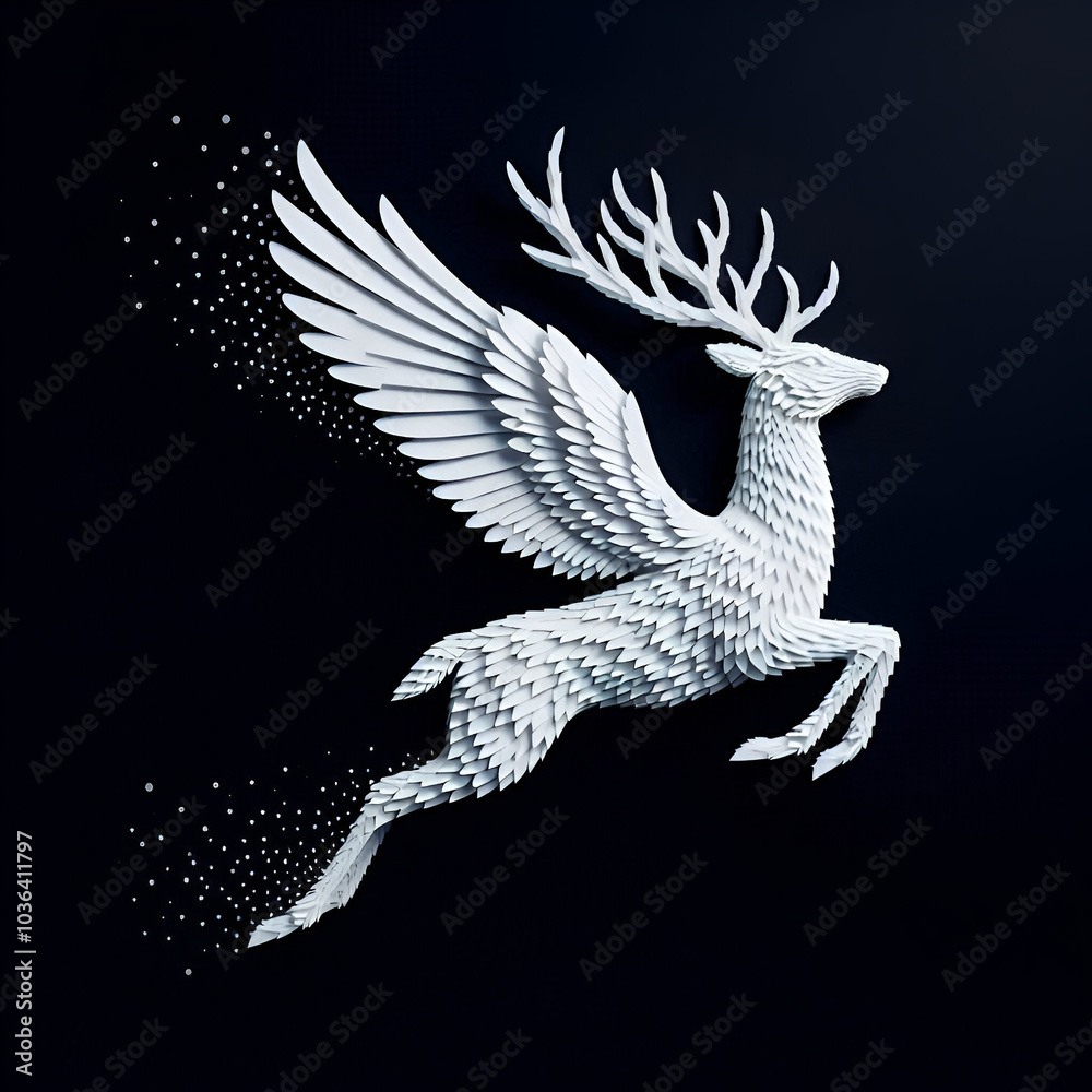 Obraz premium bird paper