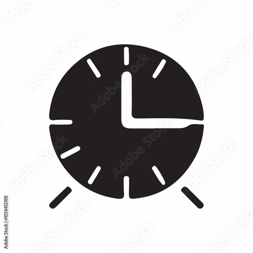 Hand-drawn watch vector icon illustration