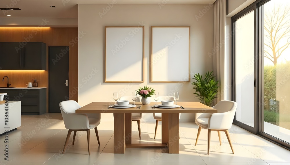 Poster frame mock up in modern home living room interior with white sofa and coffee table with decor, 3d render Poster frame mock up in modern home living room interior with white sofa and coffee table with decor, 3d render