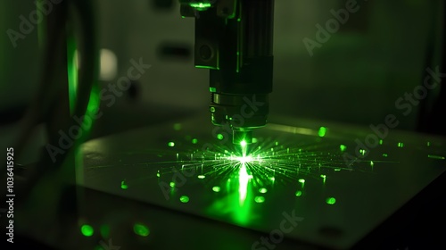 Laser Light Visualization in Cutting Process