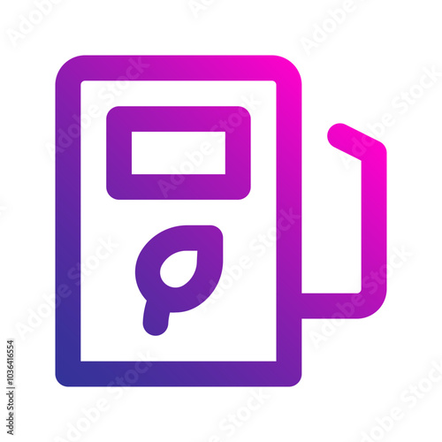 bio fuel gradient icon