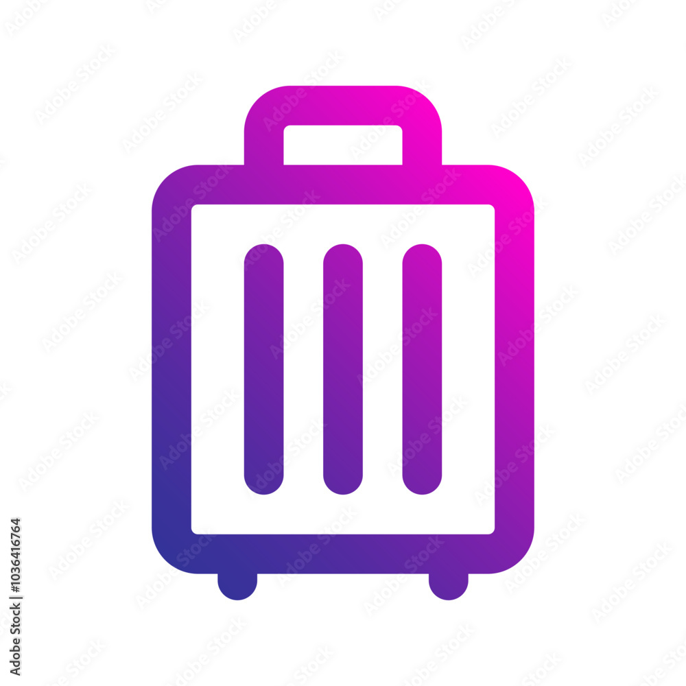 luggage gradient icon luggage gradient icon
