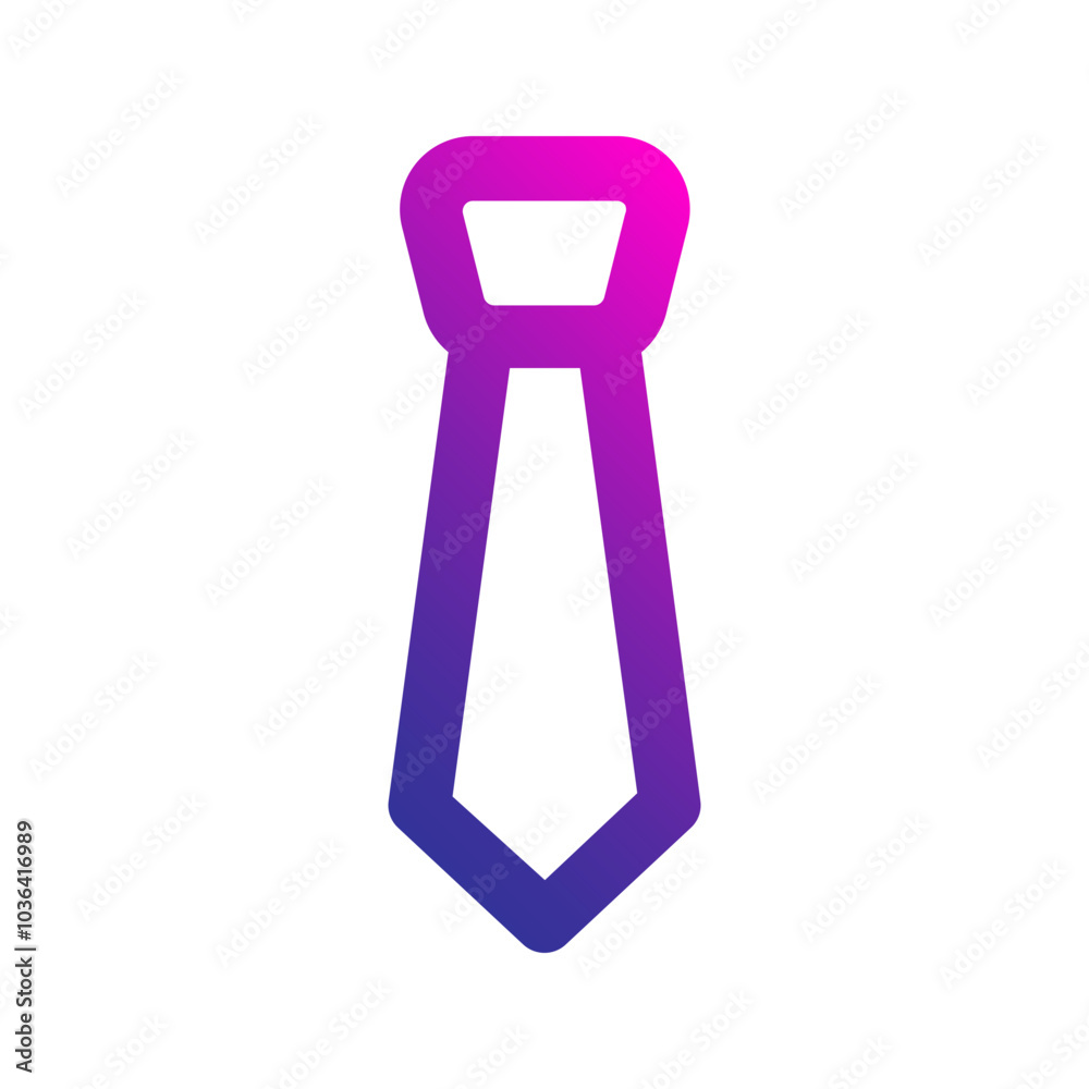 tie gradient icon