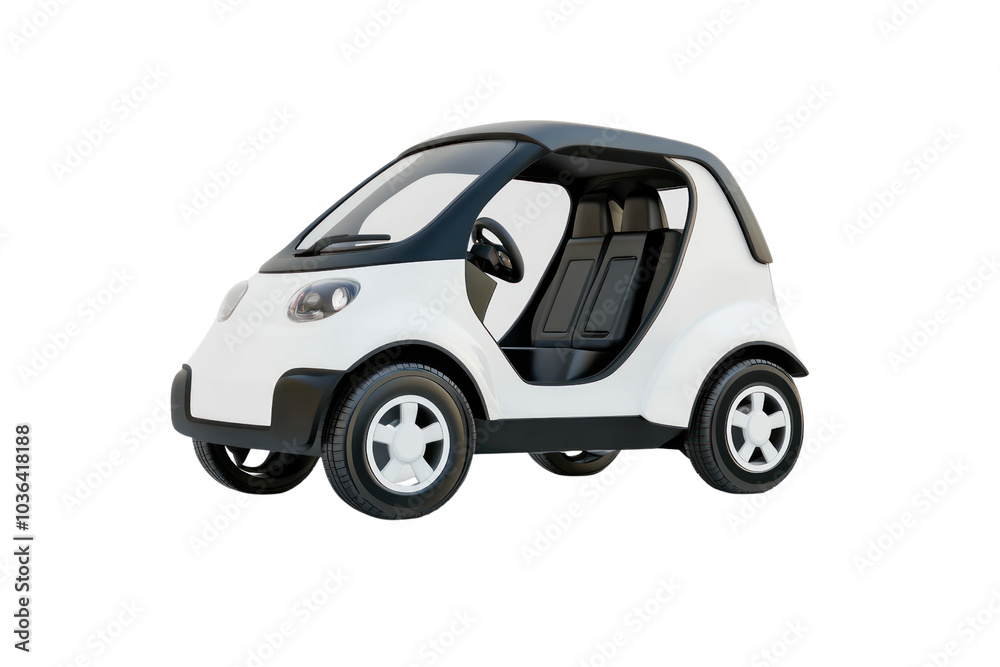 Electric vehicle in shared mobility service isolated on transparent and white background.PNG image Electric vehicle in shared mobility service isolated on transparent and white background.PNG image