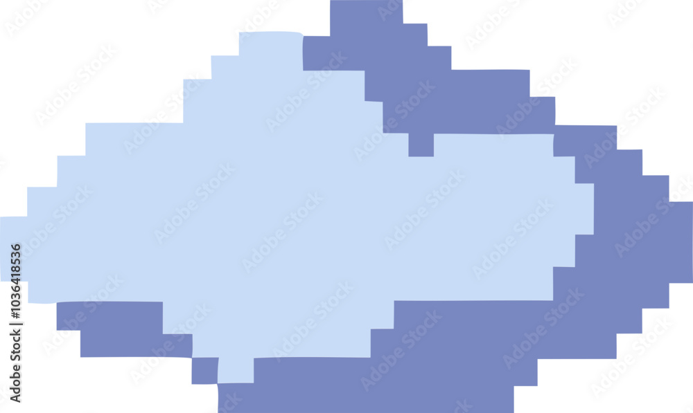 Fototapeta premium pixel cloud