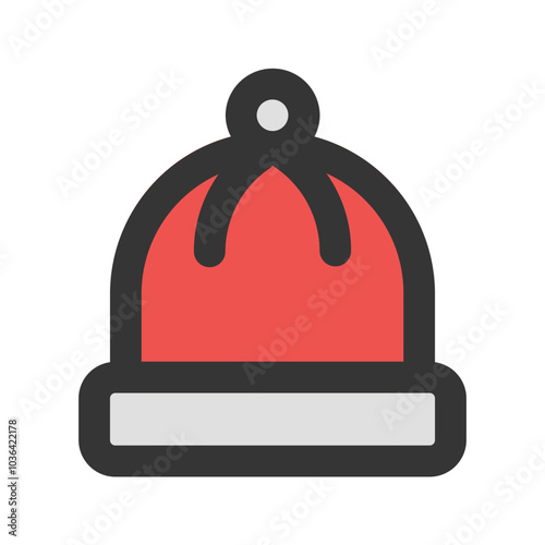 beanie outline fill icon
