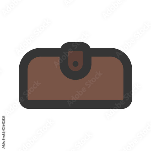 handbag outline fill icon