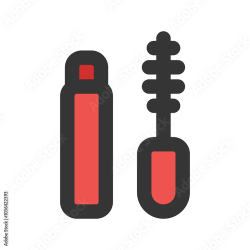 mascara outline fill icon
