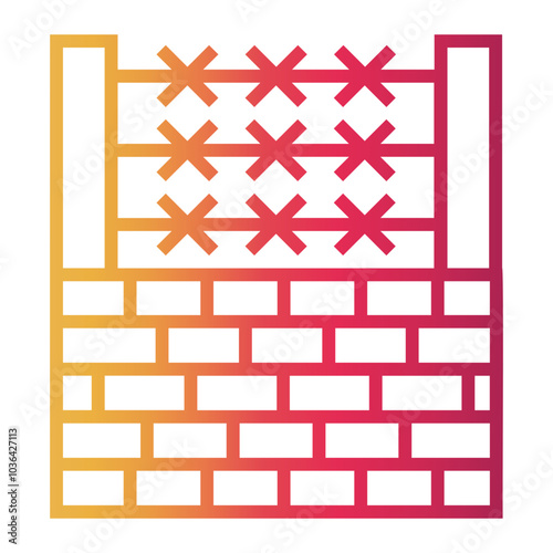 shield Line Gradient Icon
