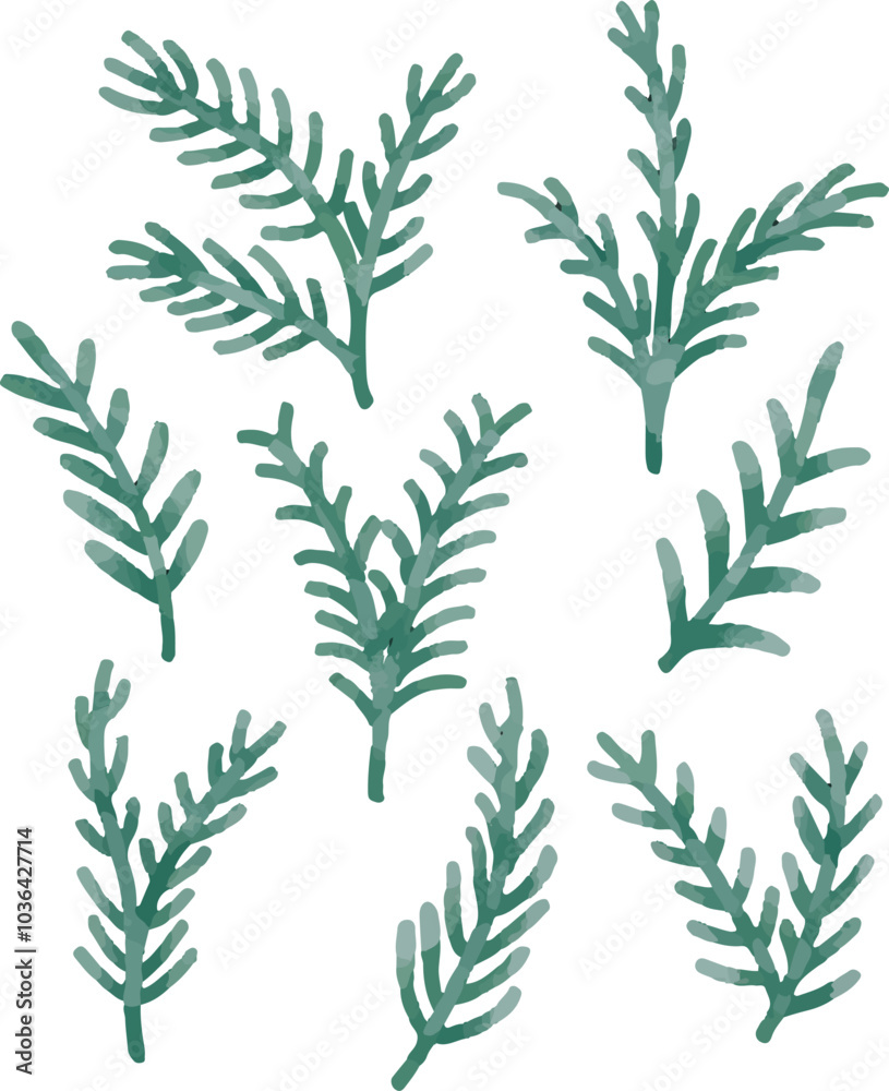 cute vector illustration of snowy Christmas decoration asset cute vector illustration of snowy Christmas decoration asset
