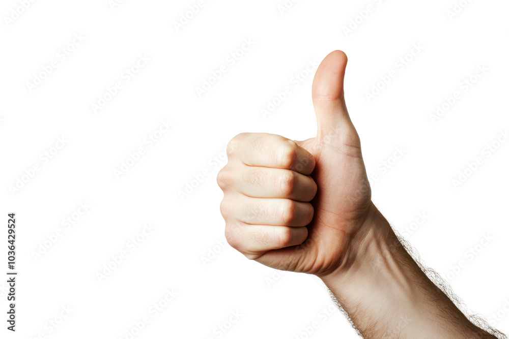 Hand gesture making thumbs up isolated on white background. Hand gesture making thumbs up isolated on white background.