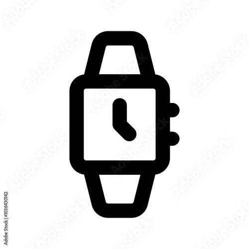 wristwatch line icon