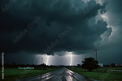 bad weater, lightning, asia