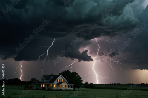 bad weater, lightning, asia