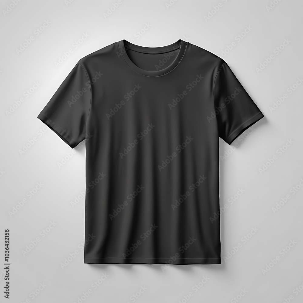 Black tshirt side view