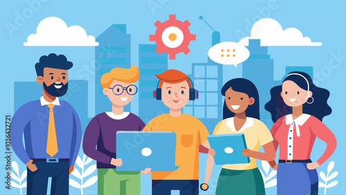 Looking for a reliable and free source for tech support Look no further than our community tech group where members are always happy to assist.. Vector illustration